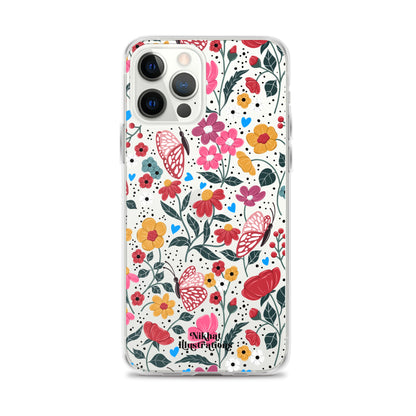 Butterfly Floral | Clear Case for iPhone®