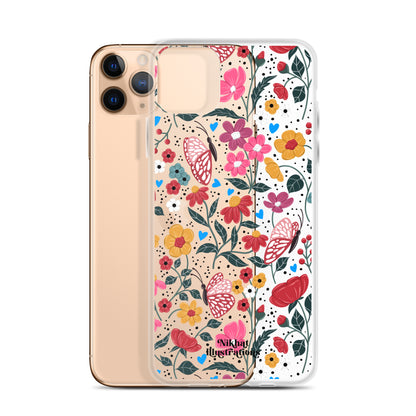 Butterfly Floral | Clear Case for iPhone®