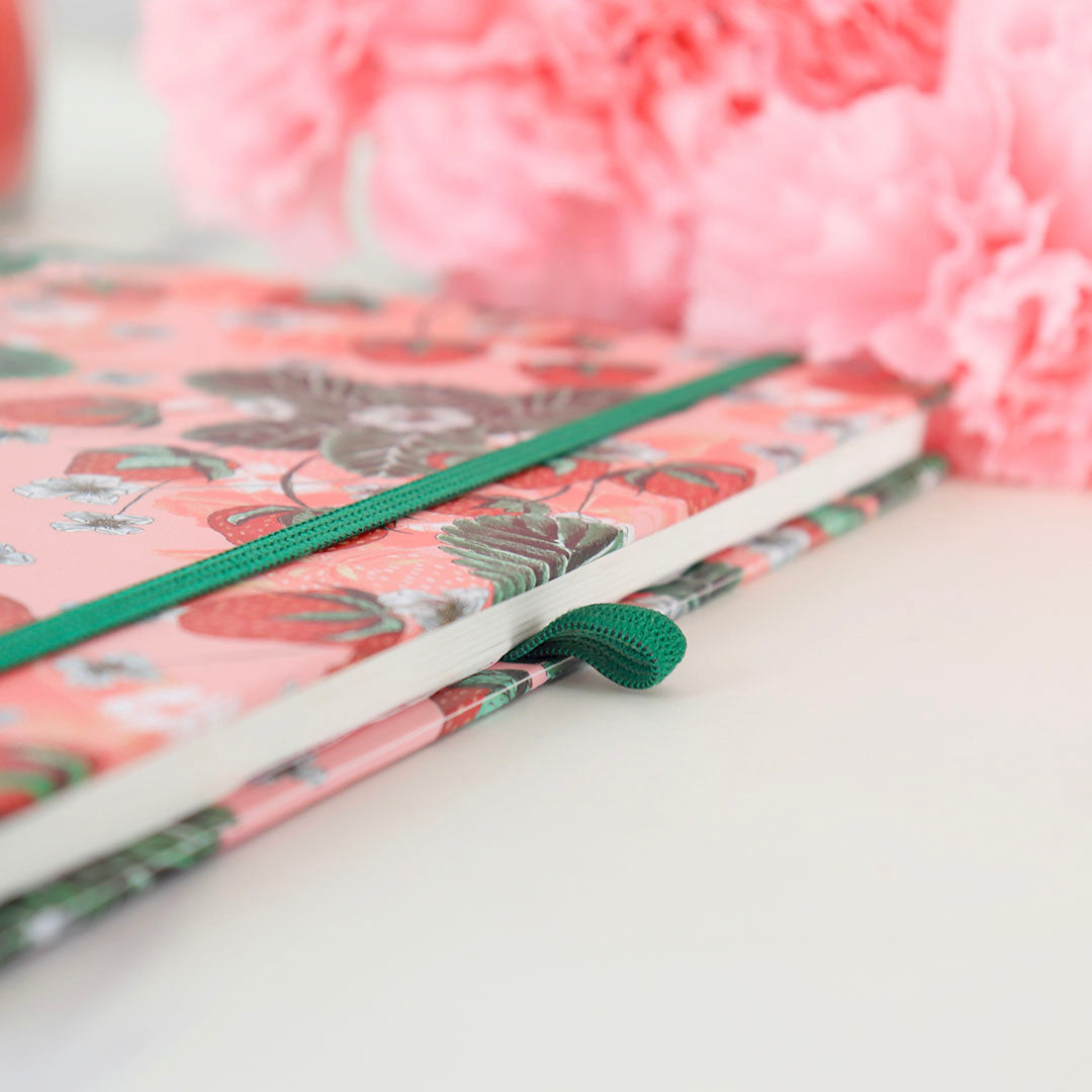 Strawberry | Hard Cover Notebook | Size - A5