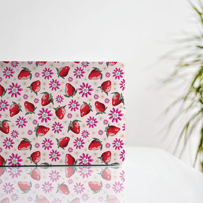 The Whimsical Garden Laptop Skin | Strawberries
